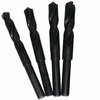 Drill America 4 Piece Set 13/32in-1/2in HSS 3/8in Reduced Shank Drill Bit Set POUDWDRSDX3/8